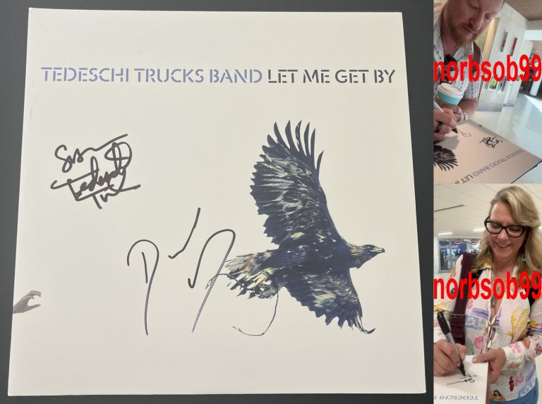TEDESCHI TRUCKS BAND SIGNED LET ME GET BY VINYL ALBUM w/EXACT PROOF BECKETT COA