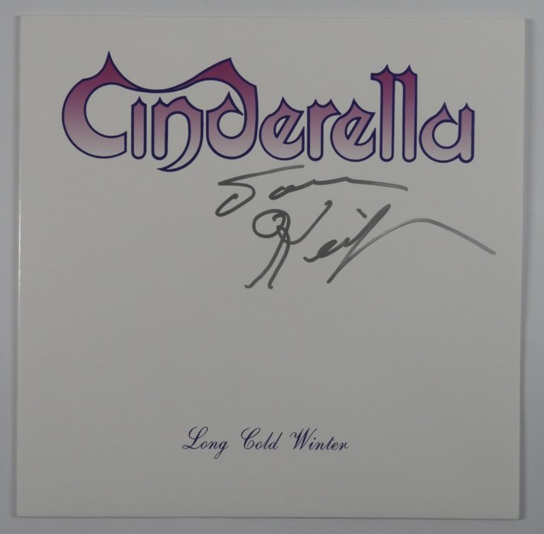 Cinderella Tom Keifer JSA Signed Autograph Album Record Vinyl Long Cold Winter