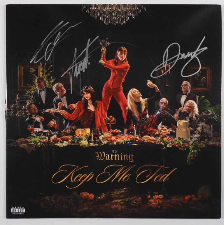The Warning JSA Signed Autograph Album Record Vinyl Keep Me Fed