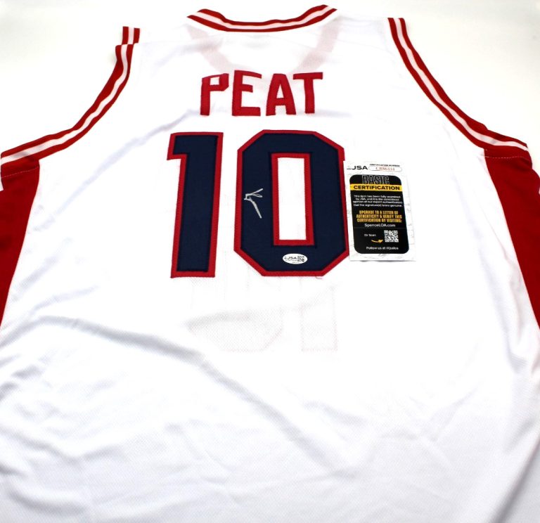 Koa Peat Signed Custom Arizona Wildcats Basketball Jersey w/JSA COA CR86434