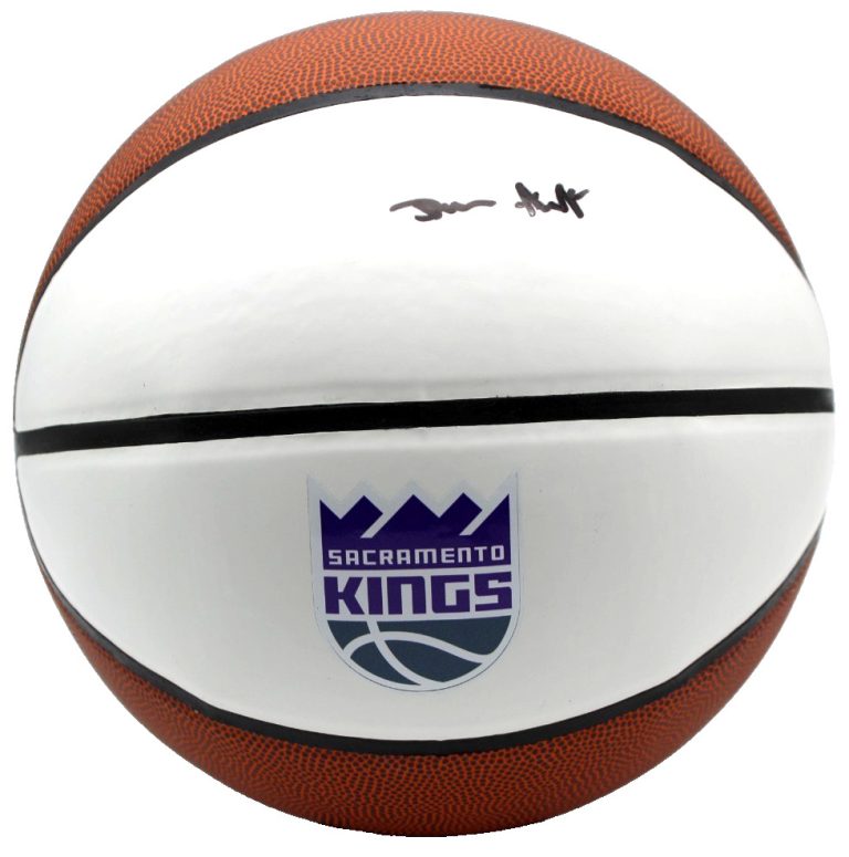 Darius Acuff Jr. Signed Sacramento Kings Basketball w/JSA COA CR86340 Arkansas