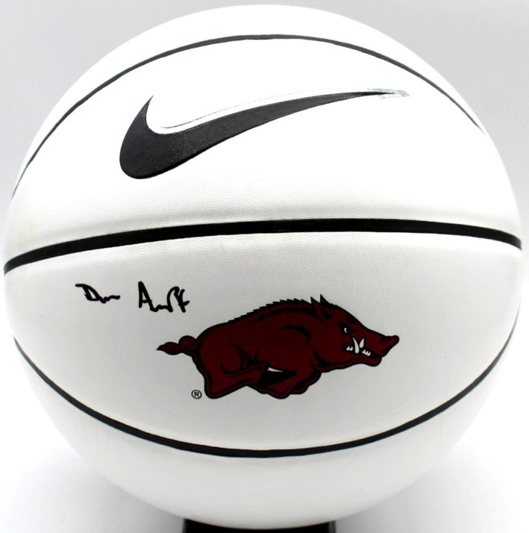 Darius Acuff Jr. Signed Arkansas Razorbacks Nike Basketball w/JSA COA CR86339