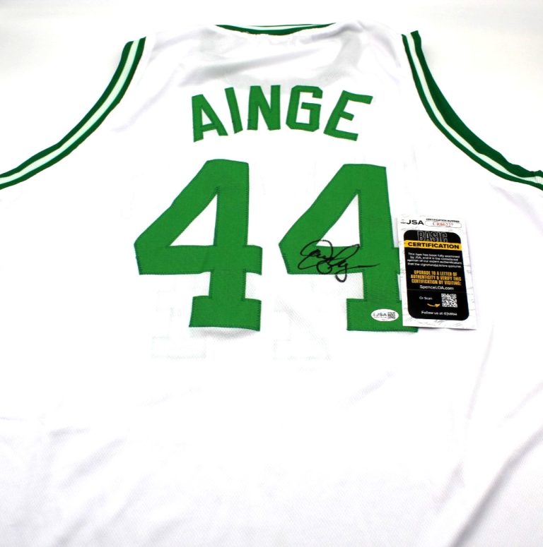 Danny Ainge Signed Boston Celtics Custom Basketball Jersey w/JSA COA CR86227