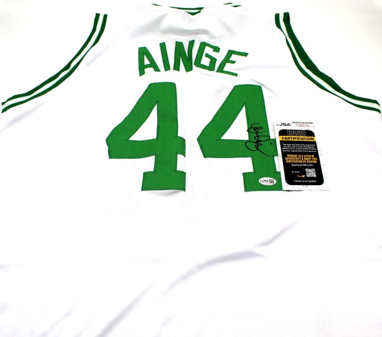 Danny Ainge Signed Boston Celtics Custom Basketball Jersey w/JSA COA CR86226