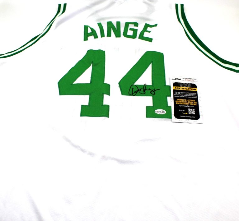Danny Ainge Signed Boston Celtics Custom Basketball Jersey w/JSA COA CR86225