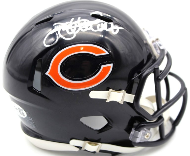 Willie Gault Chicago Bears Signed Mini Football Helmet w/JSA COA CR86610