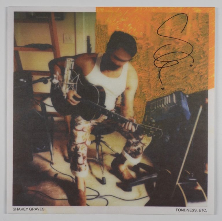 Shakey Graves JSA Signed Autograph Album Vinyl Record Fondness, Etc.