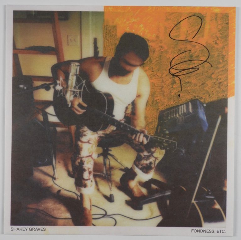 Shakey Graves JSA Signed Autograph Album Vinyl Record Fondness, Etc.