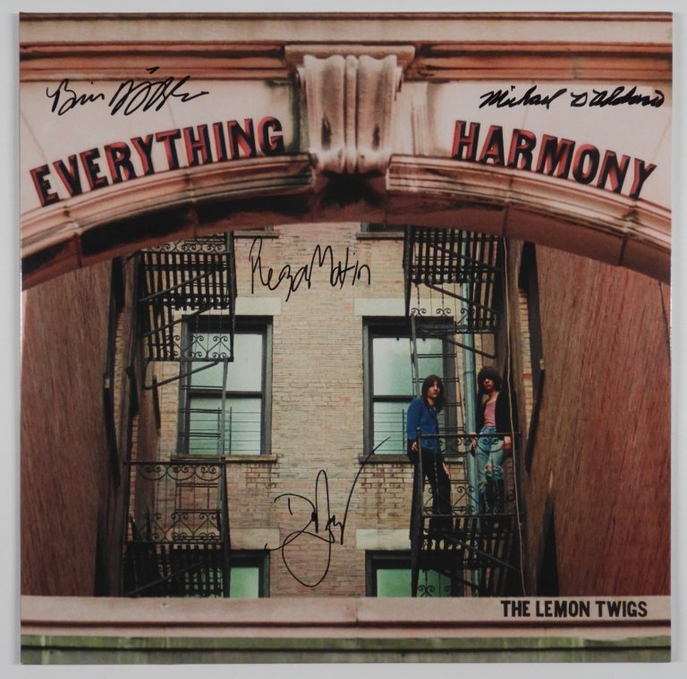The Lemon Twigs JSA Signed Autograph Album Record Vinyl Everything Harmony