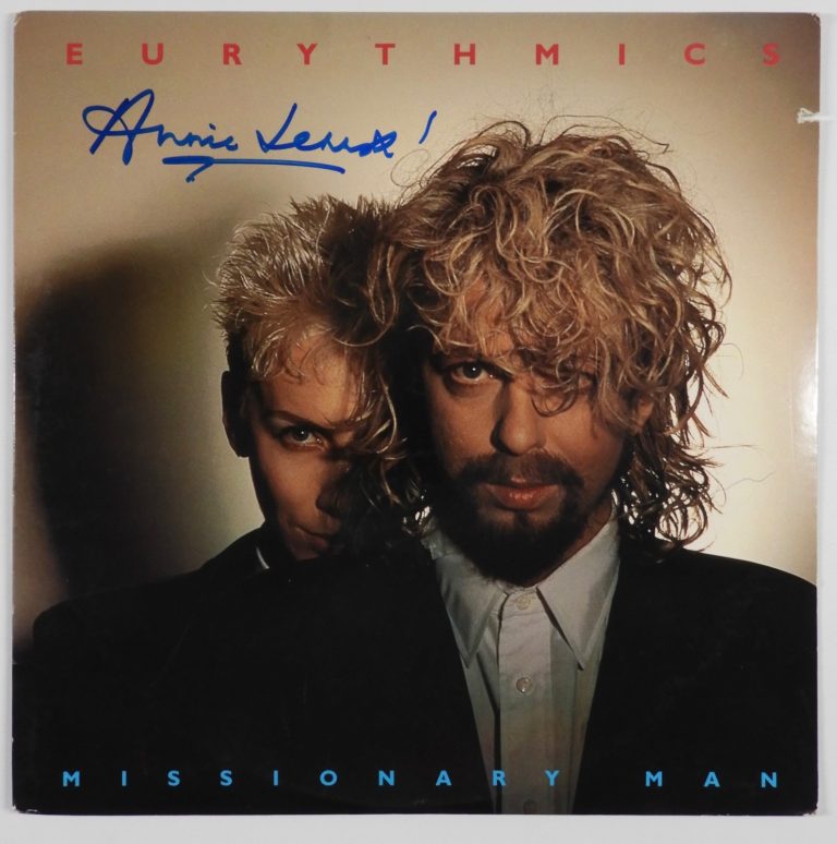 Annie Lennox JSA Signed Autograph Album Record Vinyl Eurythmics Missionary Man