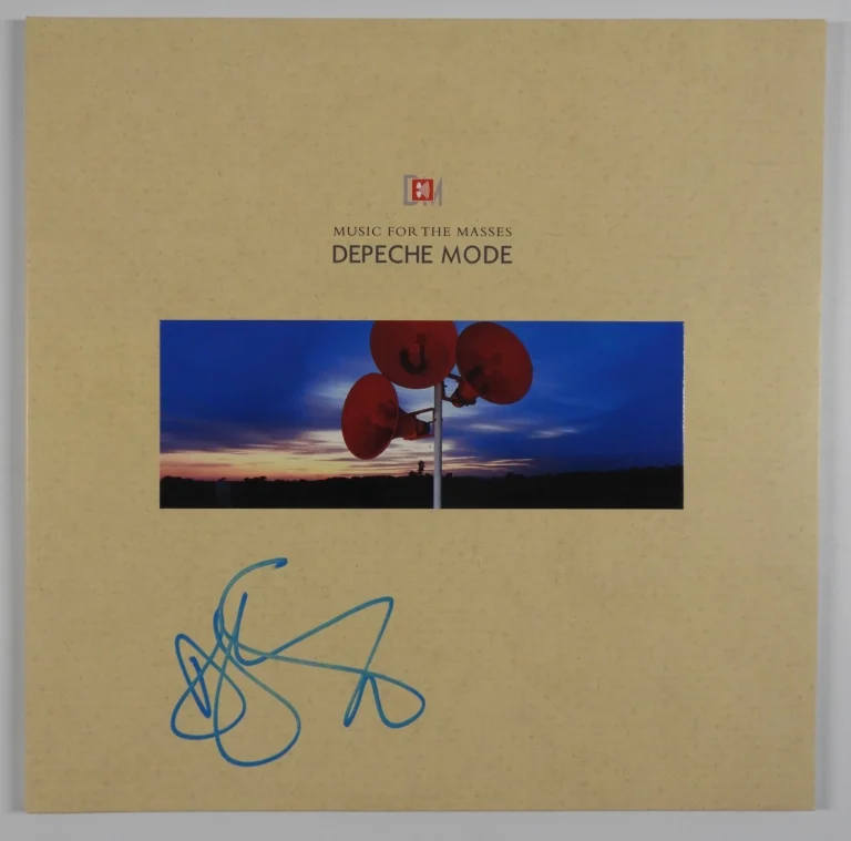 Depeche Mode Dave Gahan JSA Signed Autograph Record Album Vinyl Music For The