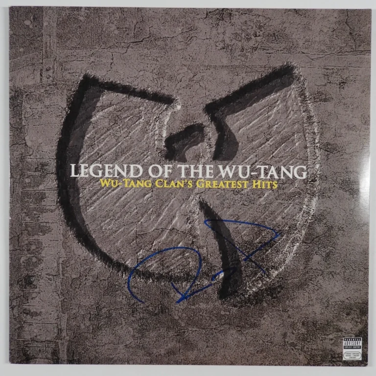 Wu-Tang Clan RZA JSA Signed Autograph Record Album Vinyl Greatest Hits