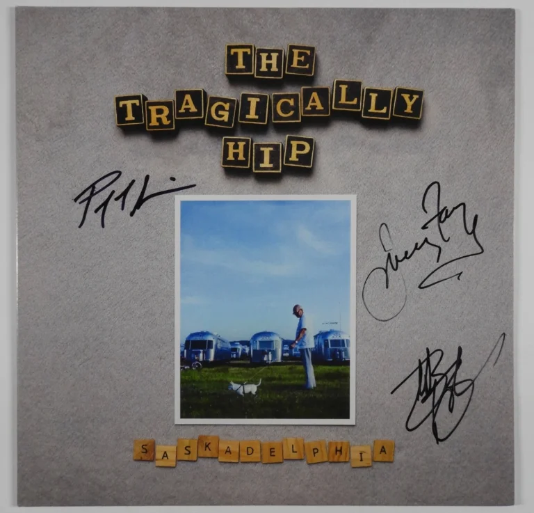 The Tragically Hip JSA Signed Autograph Record Album Vinyl Saskadelphia