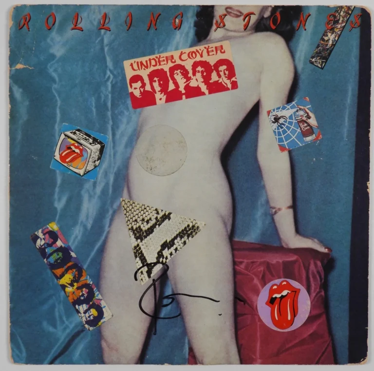 The Rolling Stones Ronnie Wood JSA Signed Autograph Record Album Vinyl