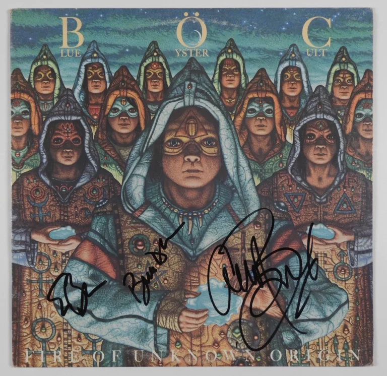 Blue Oyster Cult JSA Signed Autograph Album Vinyl Record BOC