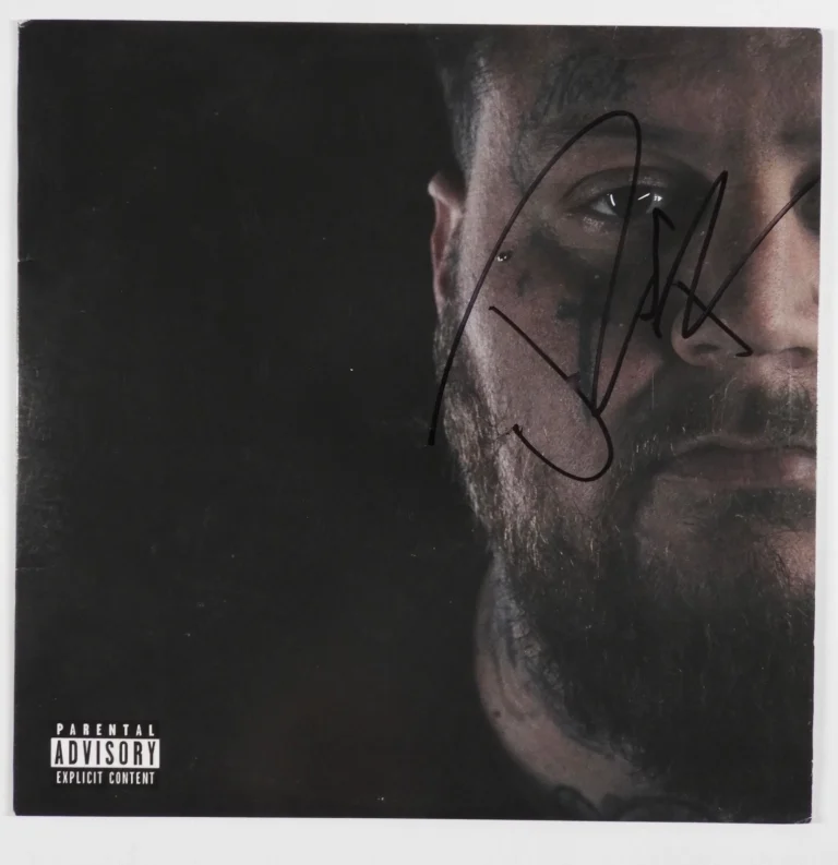 Jelly Roll JSA Signed Autograph Album Vinyl Record A Beautiful Disaster