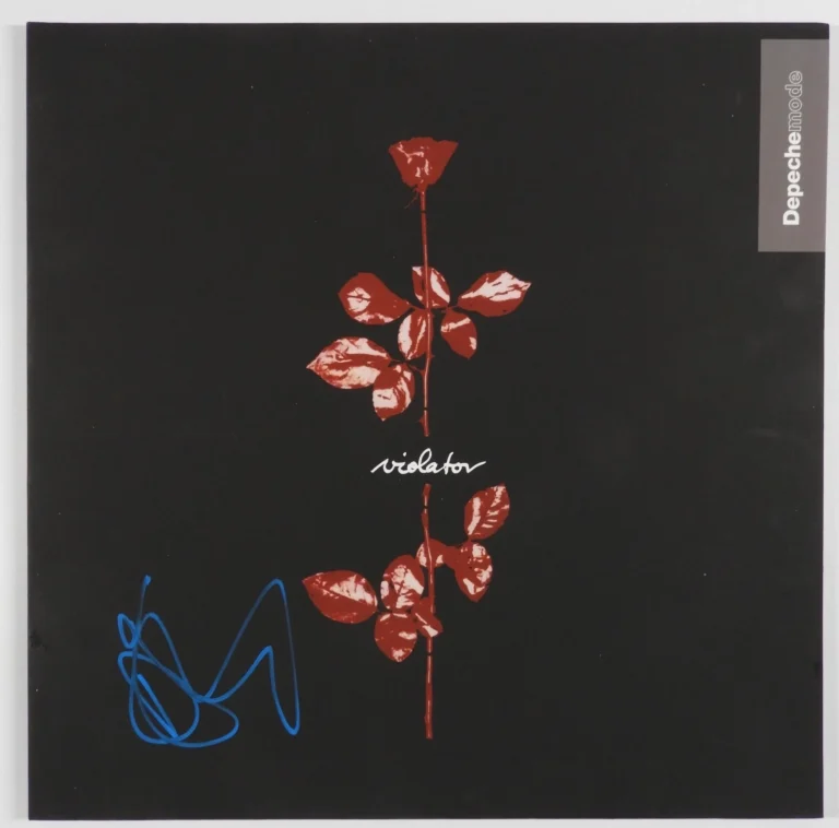 Depeche Mode Dave Gahan JSA Signed Autograph Record Album Vinyl