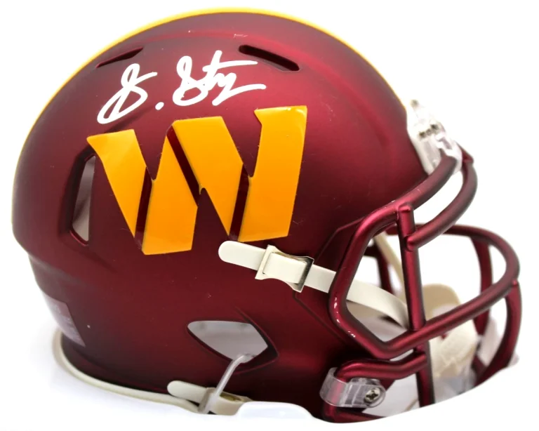 Sonny Styles & Antonio Williams Commanders Signed Mini Helmet w/JSA COA CR86317