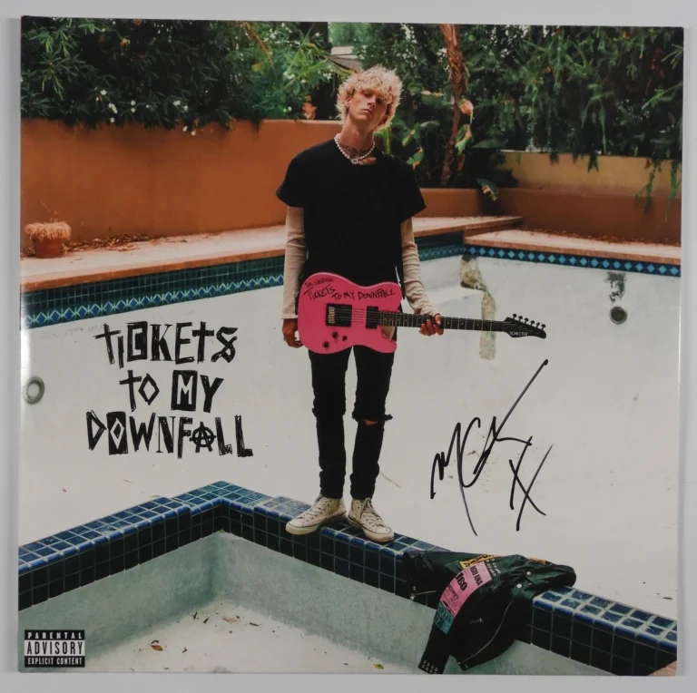 MGK Machine Gun Kelly  JSA Signed Autograph Album Vinyl Tickets To My Downfall