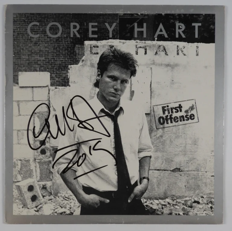 Corey Hart JSA Signed Autograph Album Record Vinyl First Offense