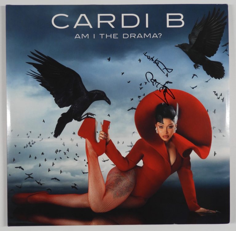 Cardi B Signed JSA Autograph Record Vinyl Am I The Drama