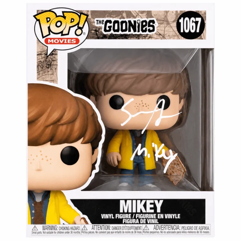 Sean Astin Signed The Goonies Mikey Funko Pop Doll #1067 w/Mikey - (JSA COA)