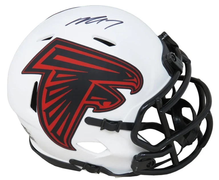 Michael Vick Signed Falcons Lunar Eclipse Riddell Speed Mini Helmet (SS COA)