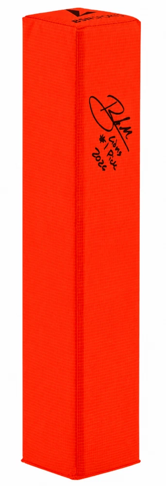 Blake Miller Signed BSN Orange Football Endzone Pylon w/#1 Pick 2026 - (SS COA)