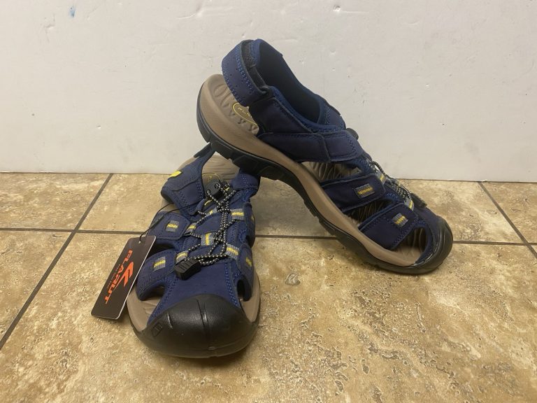 New Flarut Men’s 43 10 Blue Athletic Sandals