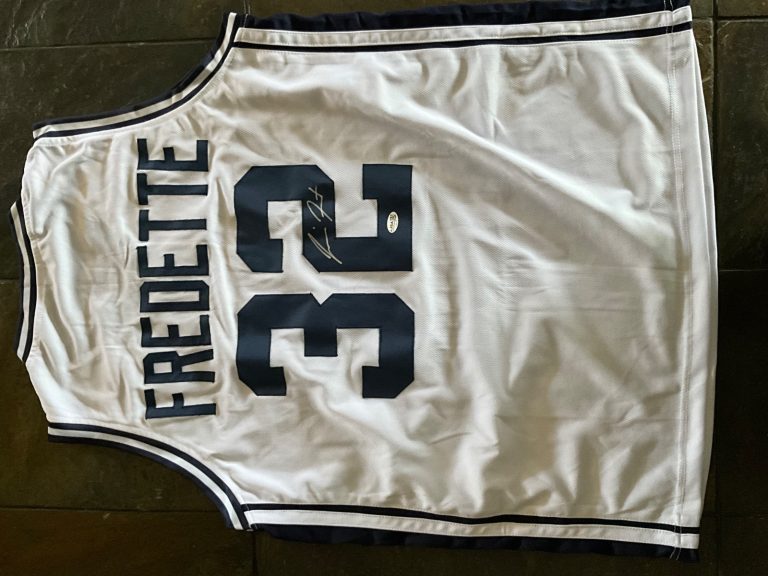 Jimmer Fredette BYU Brigham Young University Signed Custom Jersey PSA Authentic
