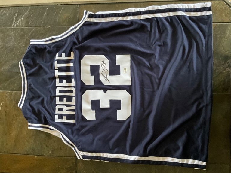 Jimmer Fredette BYU Brigham Young Signed Blue Custom Jersey PSA Authentic