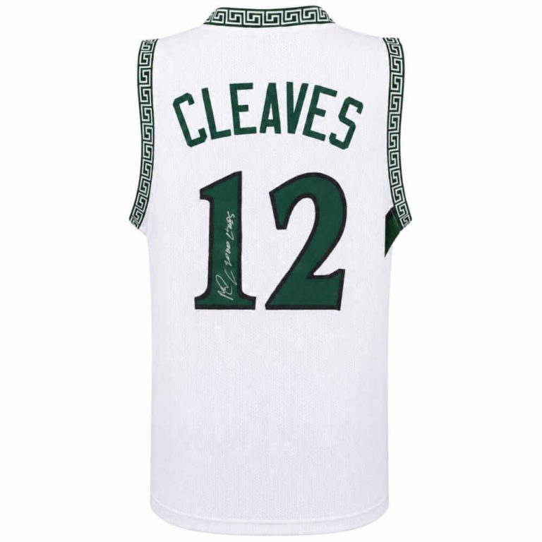 Mateen Cleaves Signed White Custom College Basketball Jersey w/Champs - (SS COA)