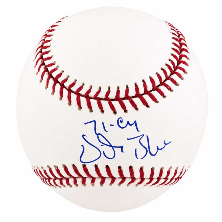 Vida Blue Signed Rawlings (Selig) MLB Baseball w/71 CY - (SCHWARTZ COA)