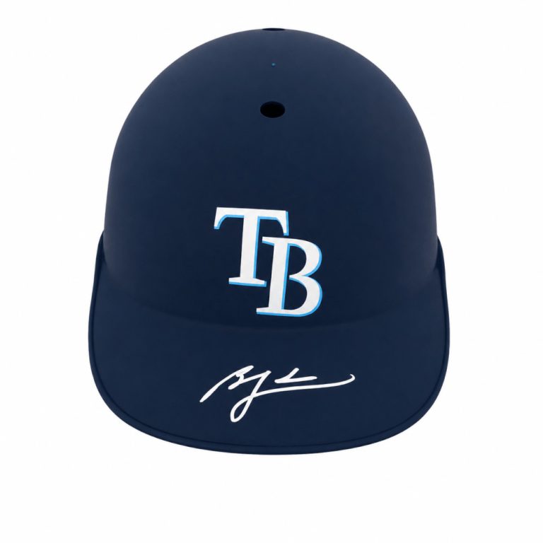Ben Zobrist Signed Tampa Bay Rays Souvenir Replica Batting Helmet (SCHWARTZ COA)