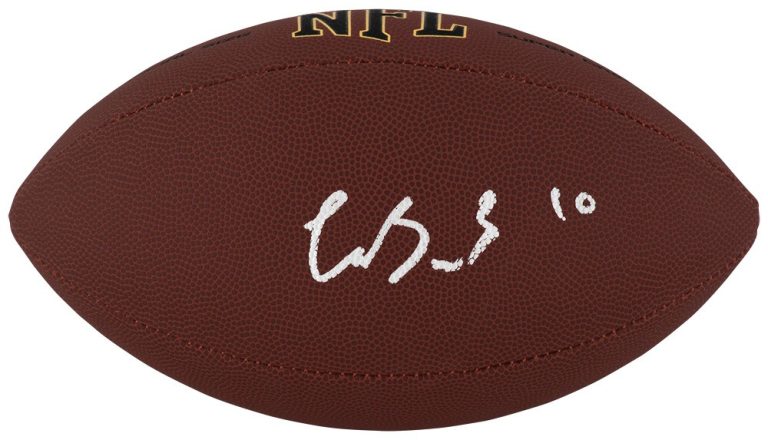 Luther Burden III Signed Wilson NFL Super Grip Full Size Football (SCHWARTZ COA)
