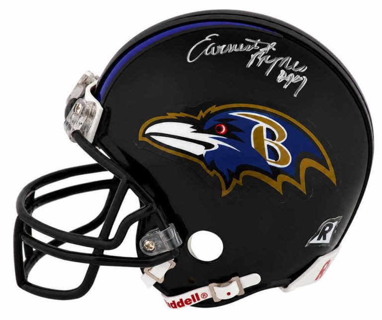 Earnest Byner Signed Baltimore Ravens Riddell (VSR4) Mini Helmet -(SCHWARTZ COA)