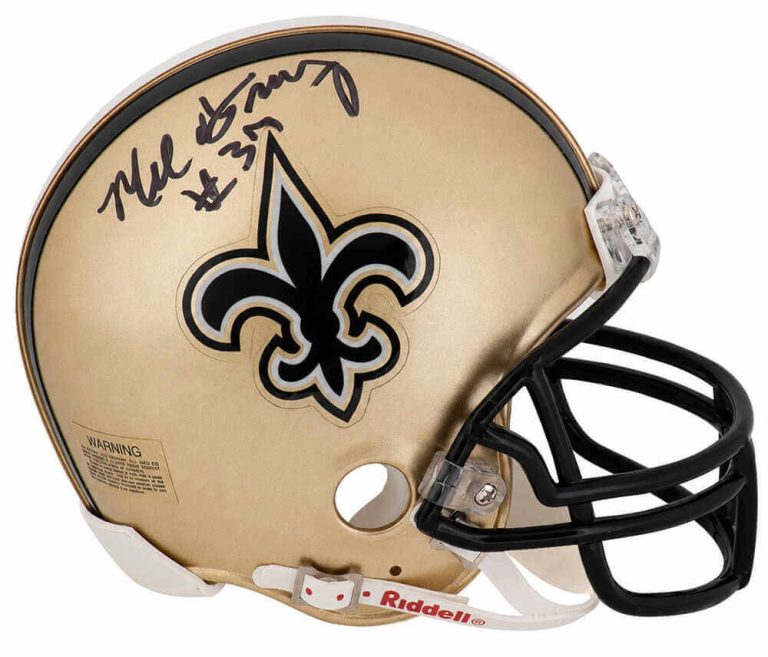 Mel Gray Signed New Orleans Saints Riddell (VSR4) Mini Helmet - (SCHWARTZ COA)