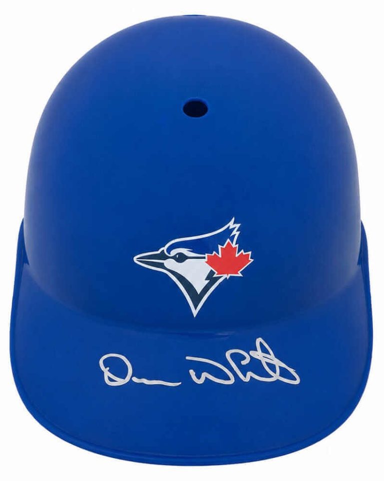 Devon White Signed Toronto Blue Jays Replica Souvenir Batting Helmet - (SS COA)