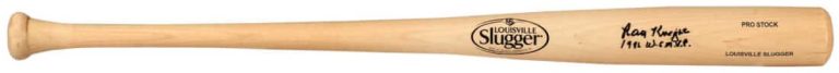 Ray Knight Signed Louisville Slugger Pro Blonde Baseball Bat w/WS MVP - (SS COA)