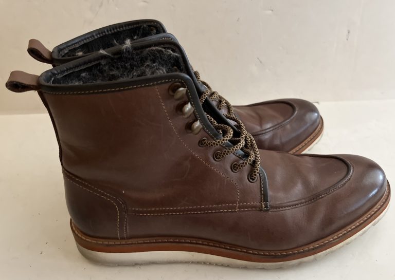 Vintage Foundry Co. Mens Jimara Lace-Up Leather Boots Size 10 Brown