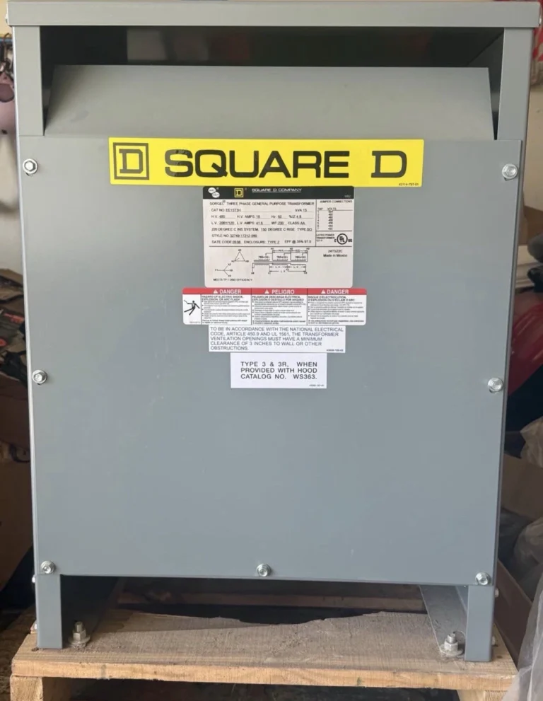 Square D EE15T3H 15 kVA 3 Phase Transformer NEW Open Box 480V to 208Y/120
