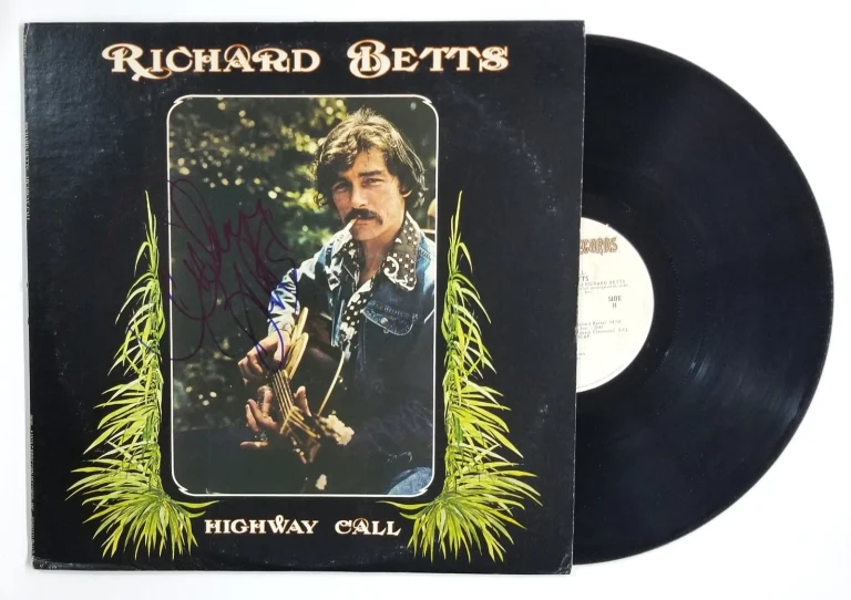 Dickey Betts SIGNED Highway Call Vinyl Record JSA COA Autograph Allman Brothers