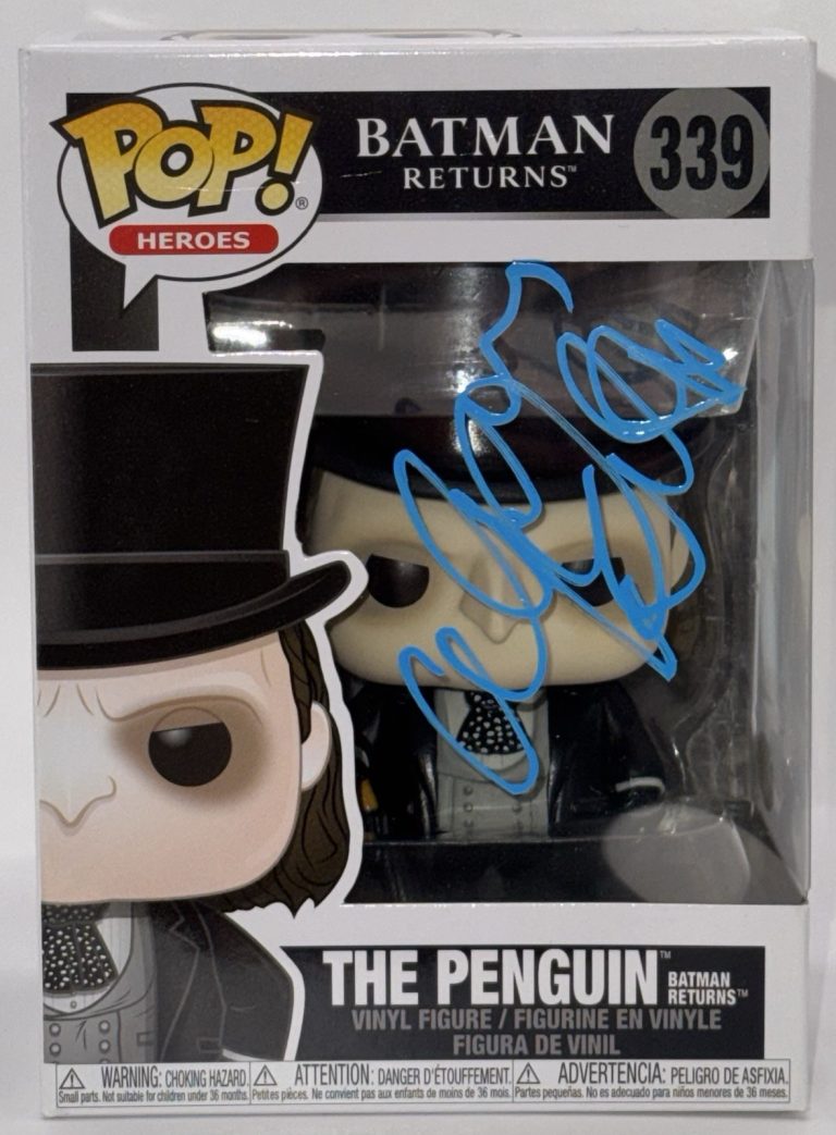 DANNY DEVITO SIGNED AUTOGRAPH BATMAN RETURNS FUNKO POP #339 JSA COA PENGUIN