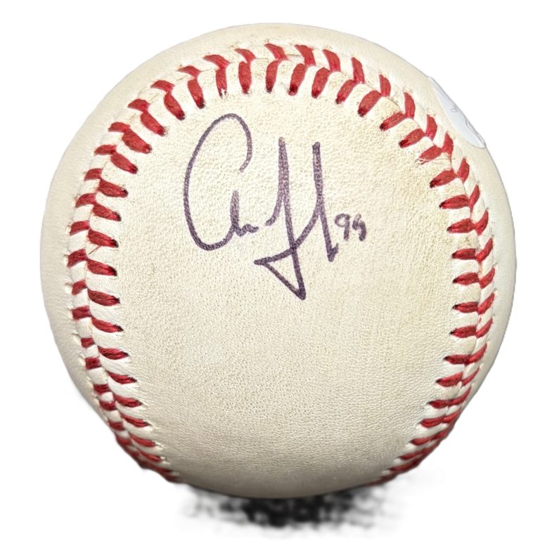 Aaron Judge Signed Auto Game Used Pre Rookie 2016 AAA RailRiders Baseball JSA