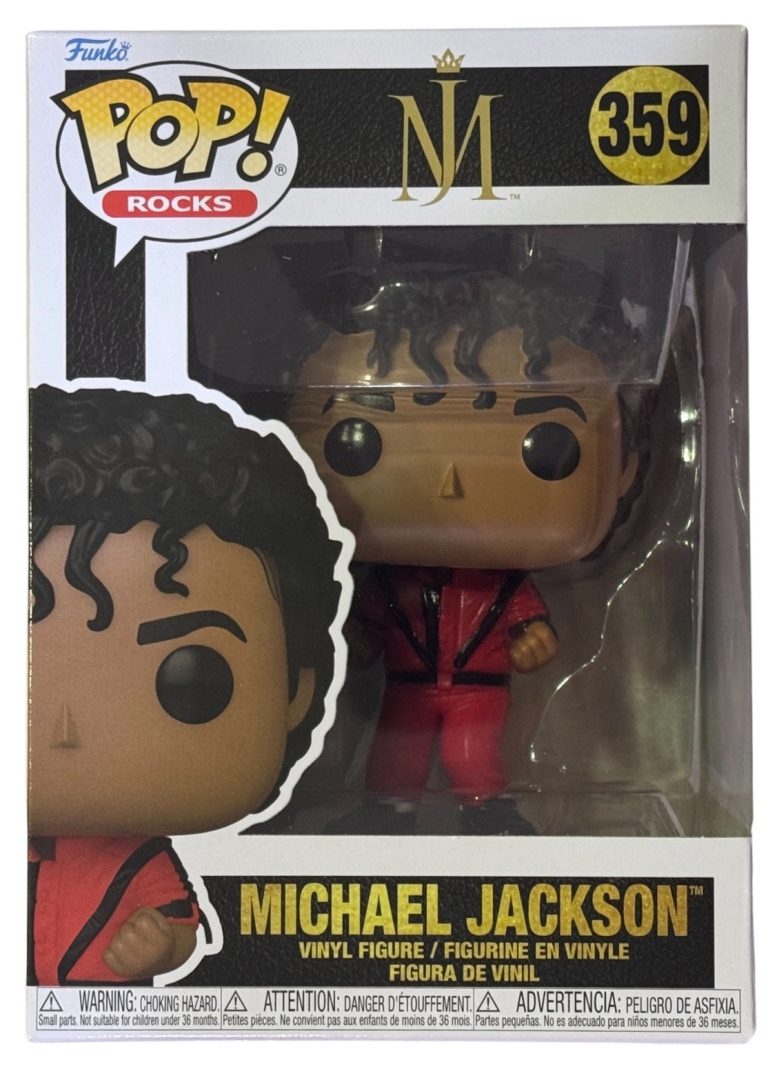 Funko POP! Rocks Michael Jackson Thriller #359 Vinyl Figure MJ + Pop Protector
