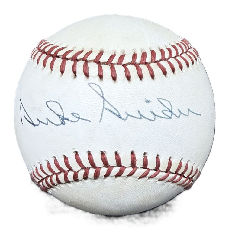 Duke Snider Signed Auto ONL Baseball Brooklyn Dodgers Vintage JSA COA HOF