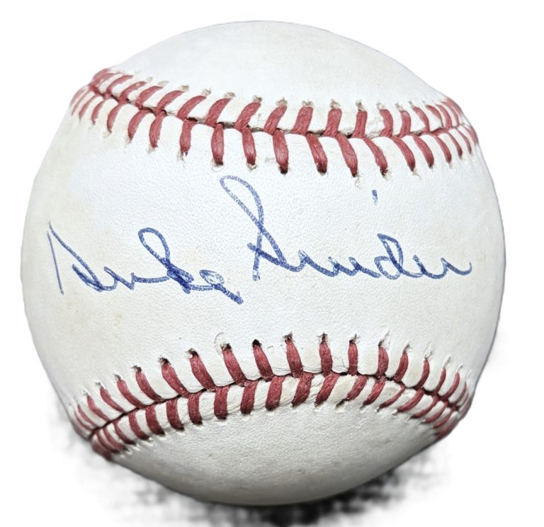 Duke Snider Signed Auto ONL Baseball Brooklyn Dodgers Vintage JSA COA HOF