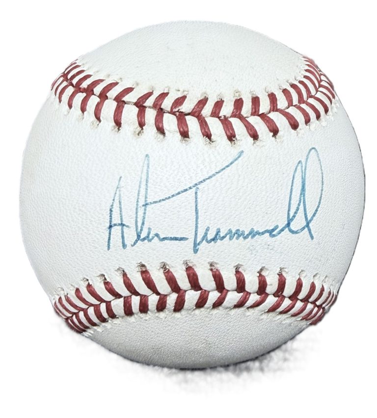 Alan Trammell Signed Auto OAL Baseball Detroit Tigers 1984 WS MVP JSA COA HOF