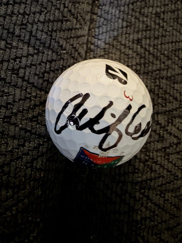 Retief Goosen Signed Hall Of Fame Golf Ball Pga Tour Autographed Titleist 2019