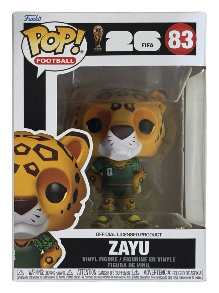 Funko POP! FIFA World Cup 2026 Mascots MEXICO Zayu Vinyl Figure #83 + Protector